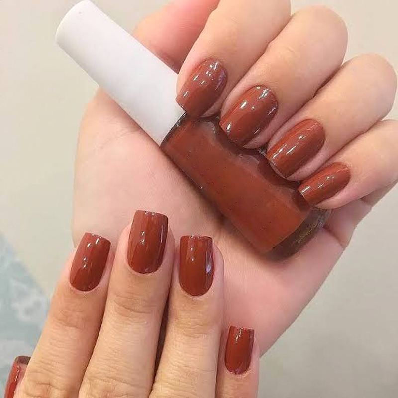 Polish Change on Top Acrylic Nails