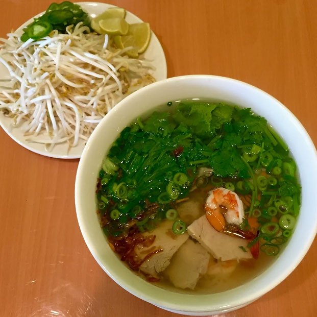 N4. Egg Noodle Soup w Shrimp, Lean Pork & Ground Pork