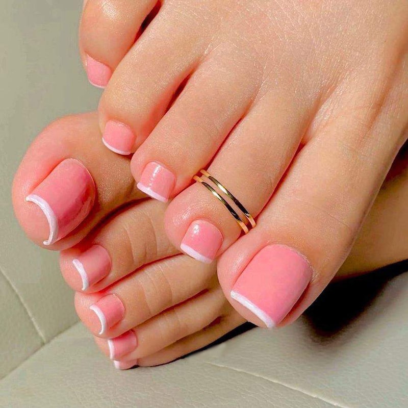 Natural Smoothing Pedicure with Gel Polish